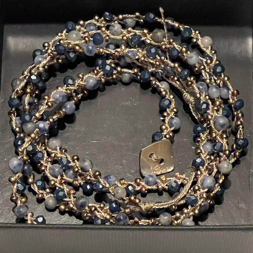Blue Nakamol Terri Wrap Bracelet